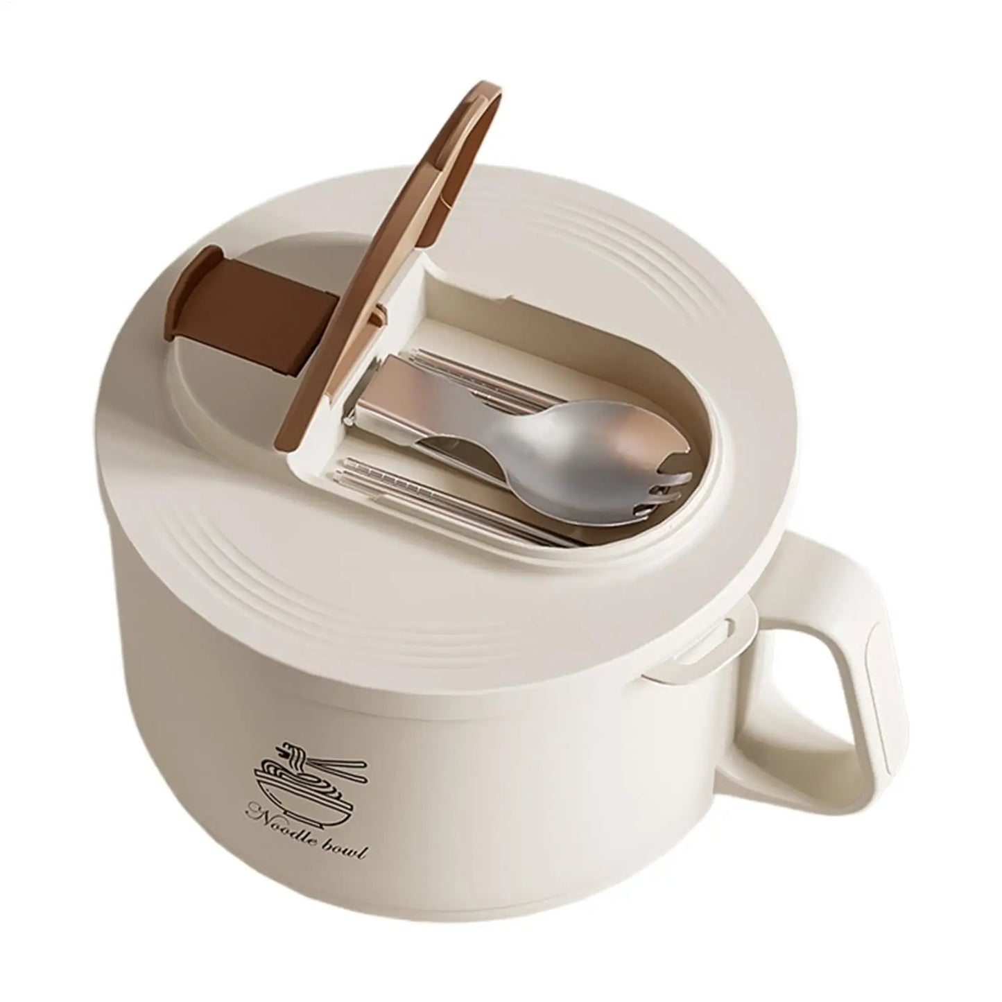 1650ml Stainless Steel Soup Bowl | Leakproof Lunch Container