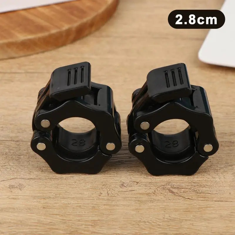 Barbell Collar Clips 25/28mm Quick Release Locking Clamps | Gym