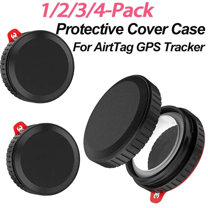 IP68 Waterproof AirTag Case – Shockproof Hard PC Cover 1-4 Pack