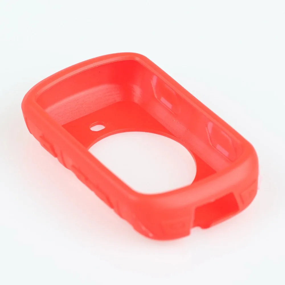 Silicone Case & Screen Protector for Garmin Edge 530 GPS Computer Case Peaceful Pleasures Health and Wellness Red