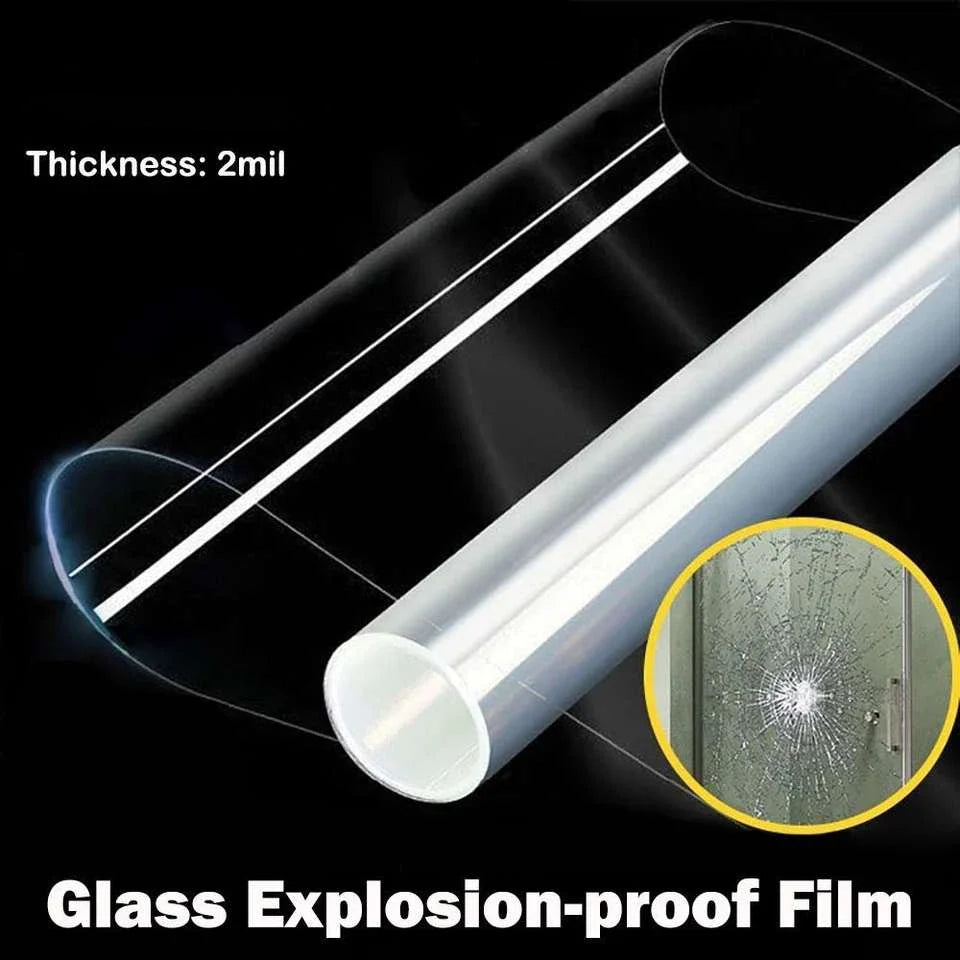 Transparent Safety Window Film – Shatterproof & Scratch Resistant