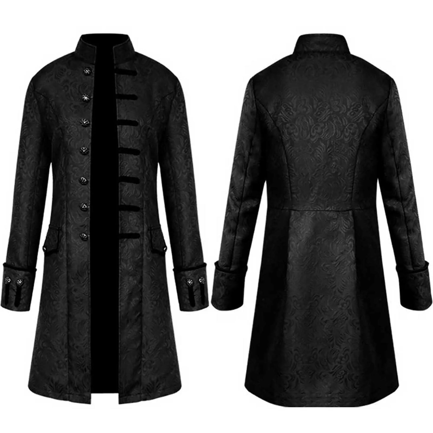 Men's Medieval Gothic Frock Coat | Victorian Renaissance LARP