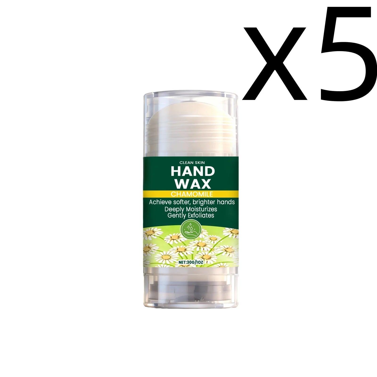 Chamomile Hand Wax Cream for Moisturizing & Repair Peaceful Pleasures Health and Wellness 30g X 5PCS