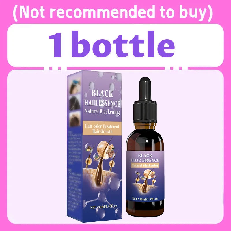 Hair Strengthening Black Essence - Balances Scalp Oil & Unclogs Follicles, Improves Hair Shine. Peaceful Pleasures Health and Wellness Pack of 1 Pcs