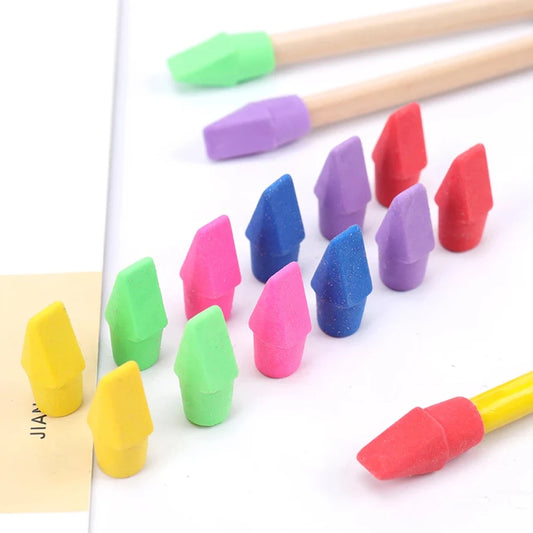 Correction Supplies Painting Assorted Colors for Pencil Top Erasers Eraser Caps Pencil Eraser Toppers Pencil Erasers Peaceful Pleasures Health and Wellness