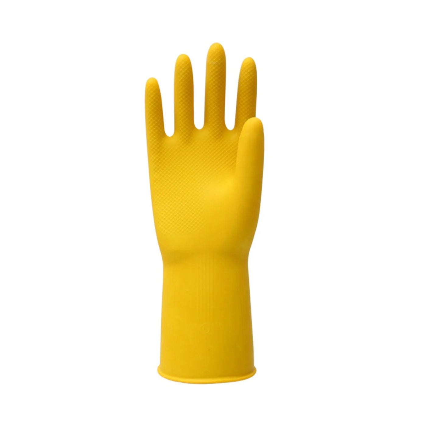 1pair Flexible Comfortable Rubber Clean Gloves Red Dish Washing Long Home Bathroom Cleaning Kitchen Accessories Peaceful Pleasures Health and Wellness Ginger M