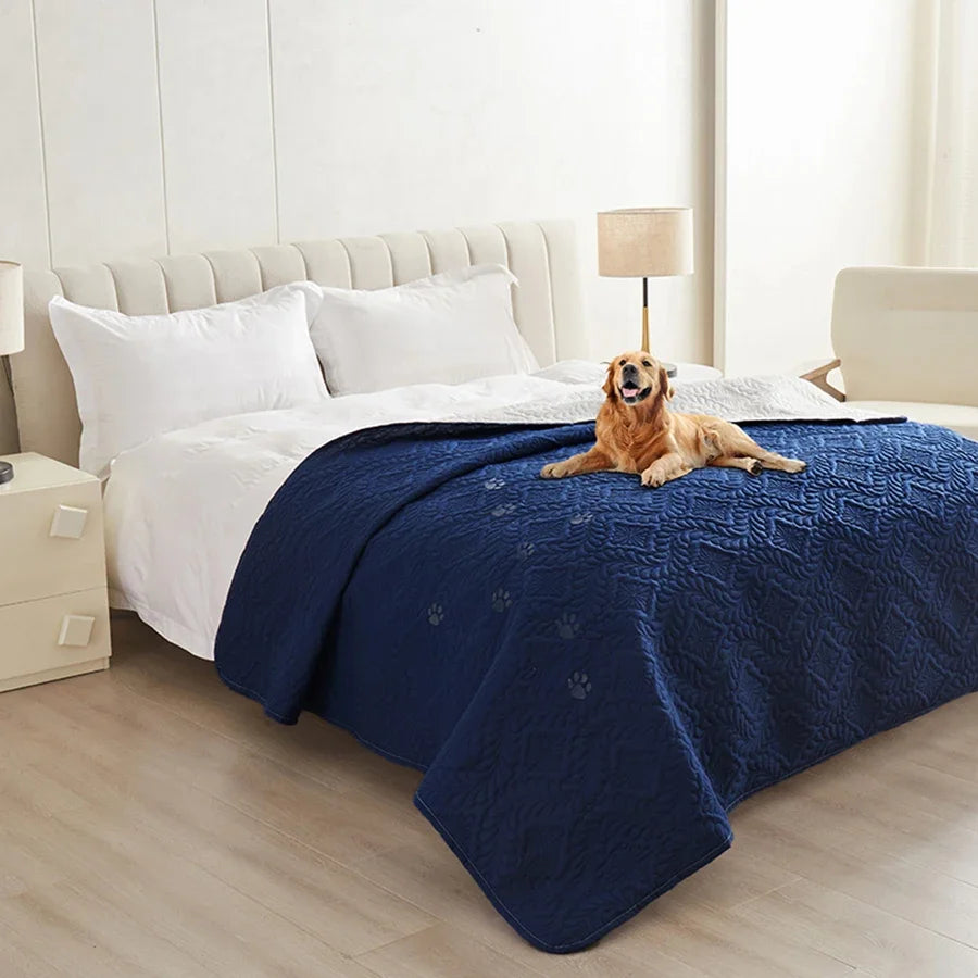 Waterproof Pet Blanket Couch Cover – Non-Slip Dog & Cat Protector