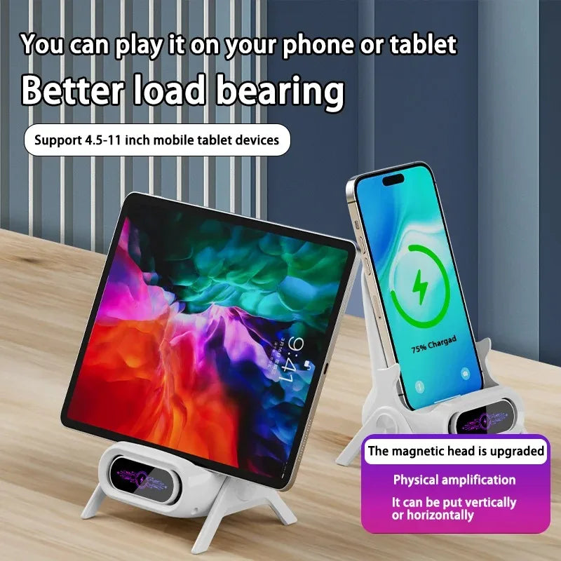 15W Qi Wireless Charger Stand with Cooling Fan – Desk & Chair