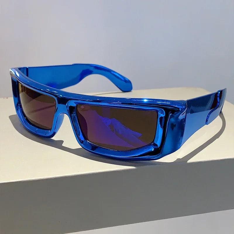 WINFUL Y2K Wrap Sunglasses UV400 | Men & Women Rectangle