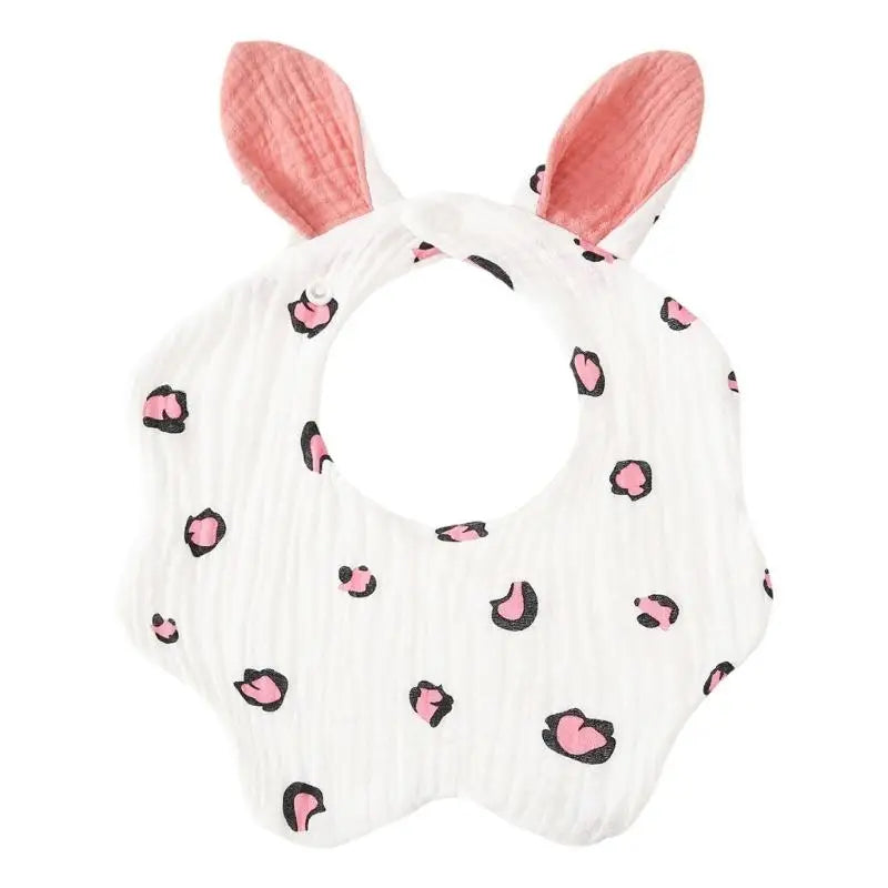 4-Layer Cotton Baby Bib & Burp Cloth | Soft Drool Towel