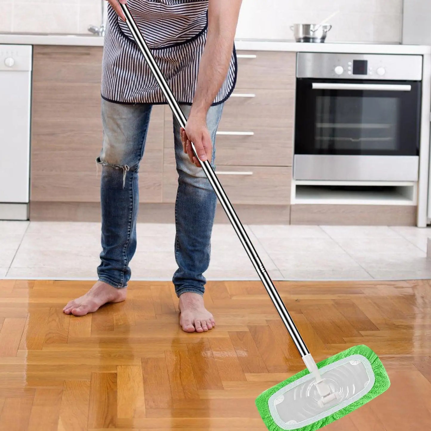 Reusable Microfiber Mop Pads | High Absorption Floor Cleaning