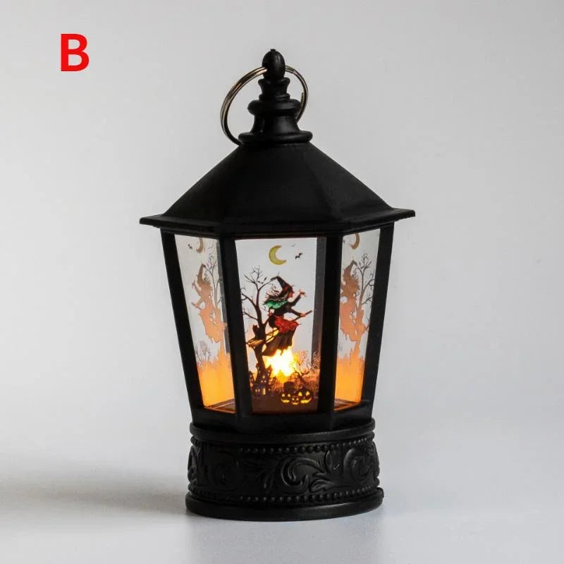 Halloween Pumpkin Lights Horror Ghost Wind Lantern Christmas Light
