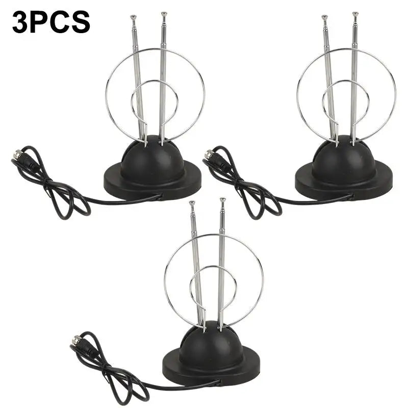 Indoor Loop Rabbit Antenna – VHF/UHF/HDTV Analog & Digital