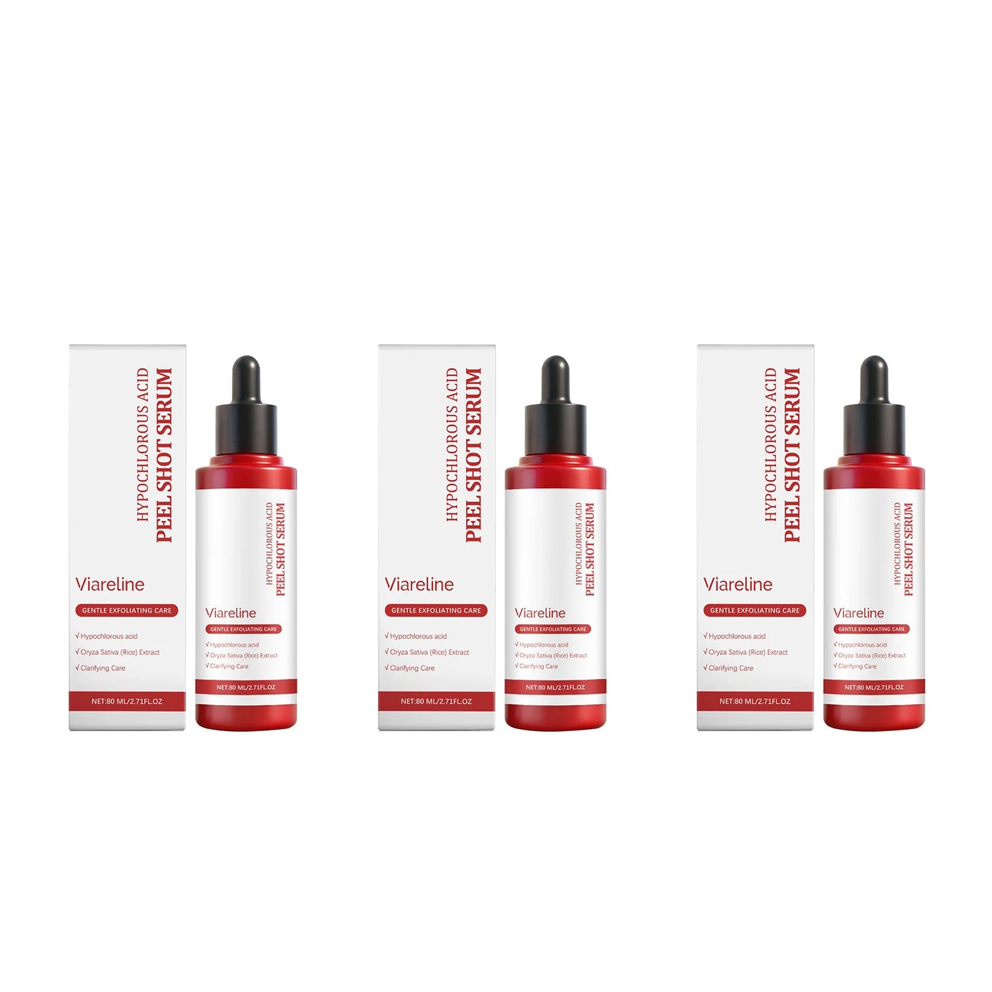 Rice Exfoliating Serum Moisturizing Brightening Cleansing Pores Dead Skin Remover Oil Control Smoothing Facial Peeling Essence Peaceful Pleasures Health and Wellness 240ml boxed