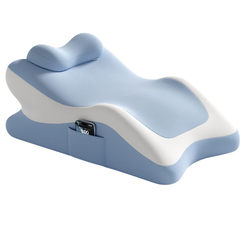 Multifunctional Body Pillow Large Women Legs Waist Pillow Memory Foam Reading Pillows for Gaming Lie on The Bed Sleeping Pillow Peaceful Pleasures Health and Wellness With Small pillow-A