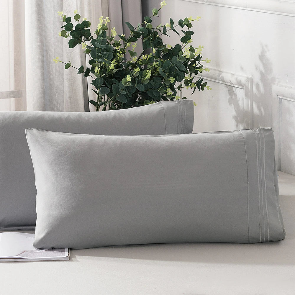Battilo Soft Microfiber Pillowcase Set of 2 | Queen & King Size