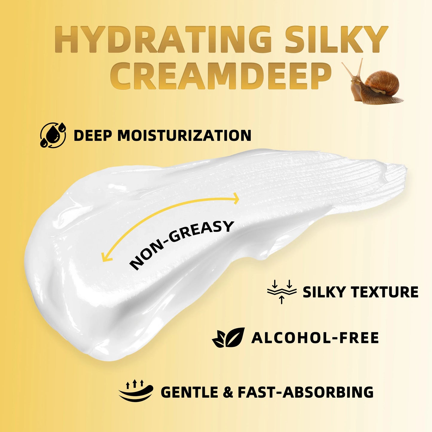 Ottilavie Snail Face Cream – Hydrating Moisturizer All Skin