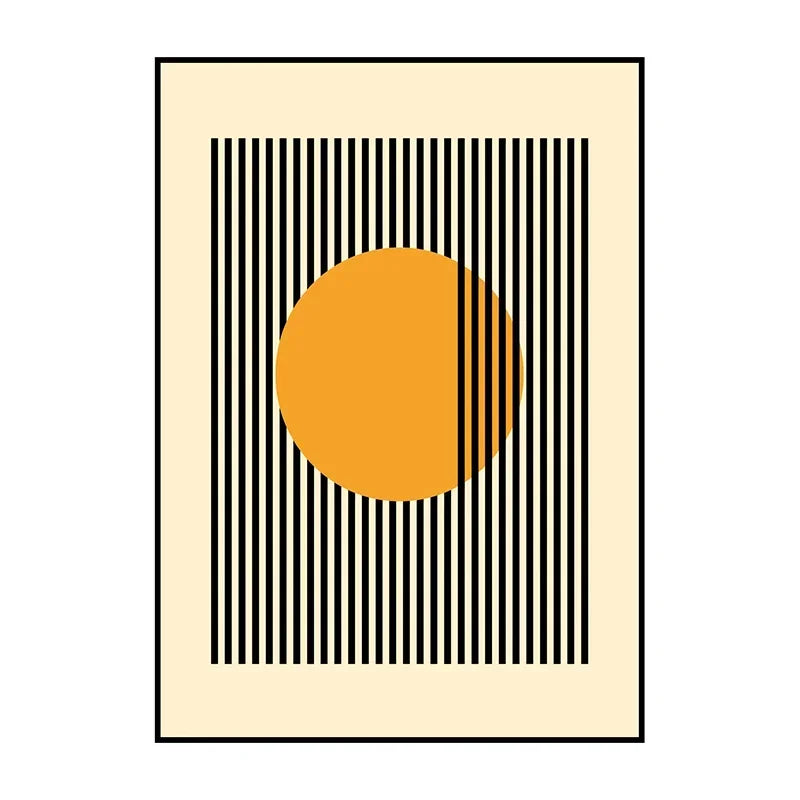 Bauhaus Exhibition Poster Minimalist Vintage Canvas Wall Art