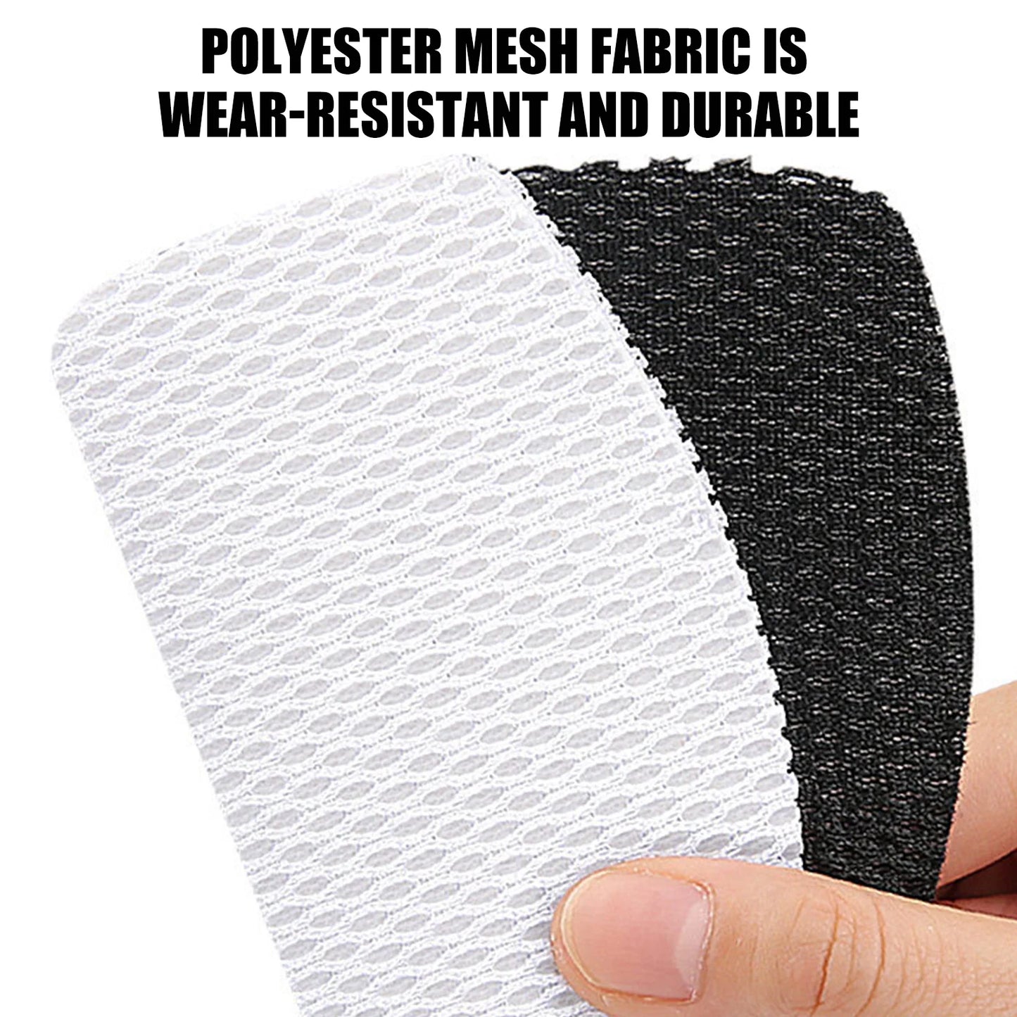 Self Adhesive Shoe Repair Patches 2PCS Invisible Sneaker Mesh Liner Reinforcement Anti Slip Heel Protector For Shoes Peaceful Pleasures Health and Wellness