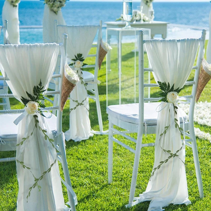 100m Artificial Vine Rope Small Leaf – Wedding & Garden Decor