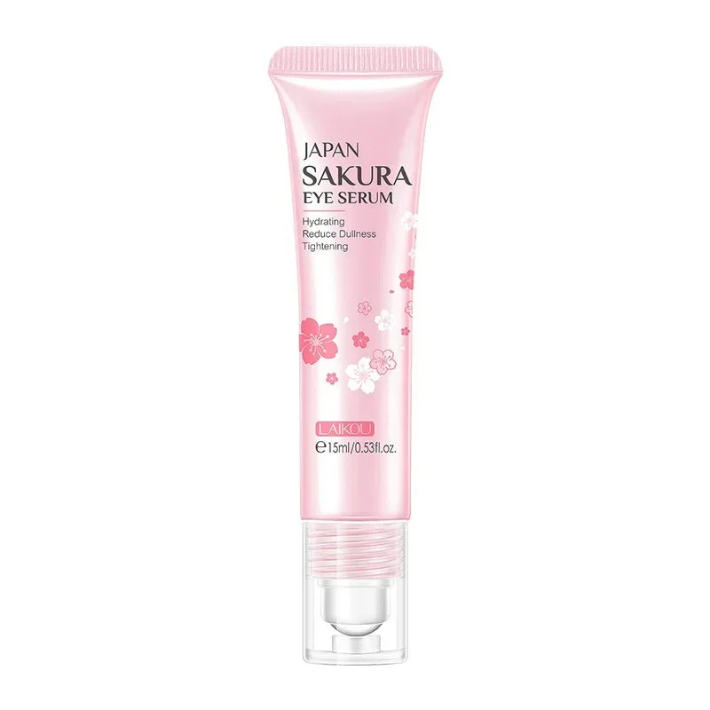 LAIKOU Sakura Eye Serum Roller – Anti-Aging, 15ml Peaceful Pleasures Health and Wellness 15ml