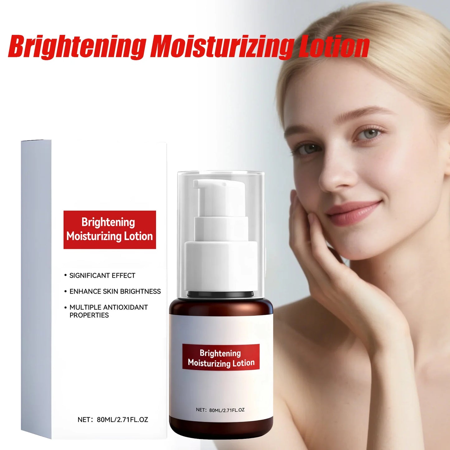Vitamin E Brightening Lotion – Glow & Dark Spot Face Cream 80ml