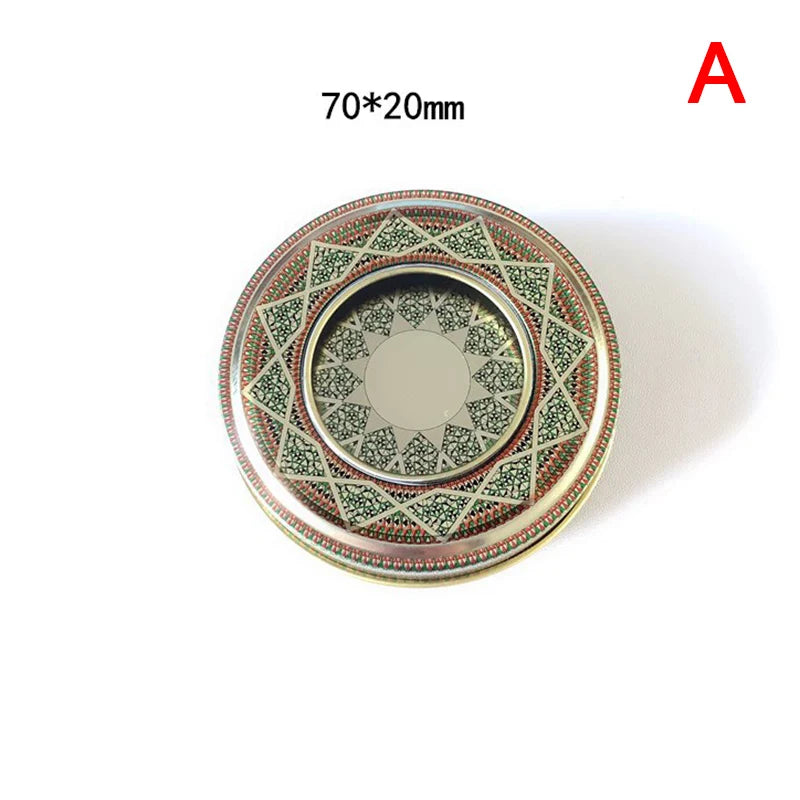 Saffron Tin Box with PVC Window | 1g Spice Packing Tin