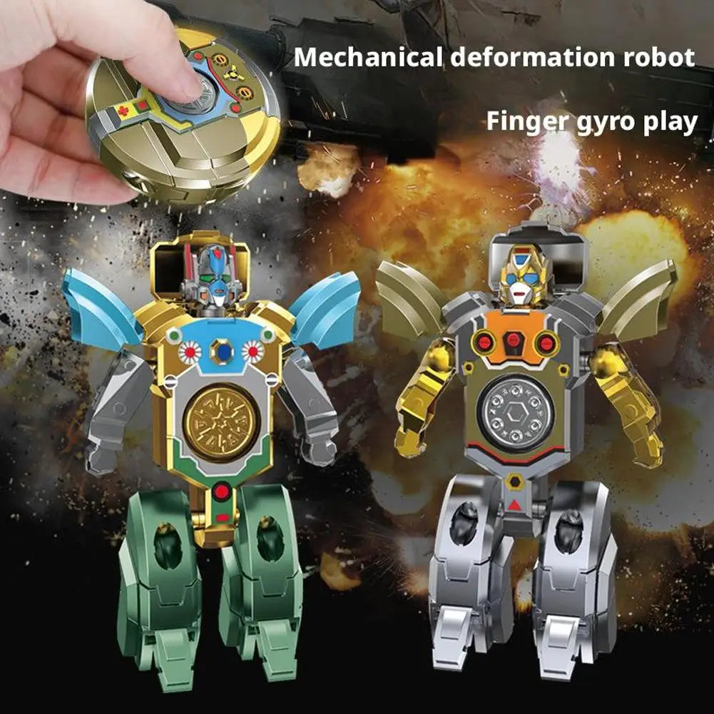 Robot Transformation Fidget Hand Spinner Toy – Kids & Adults