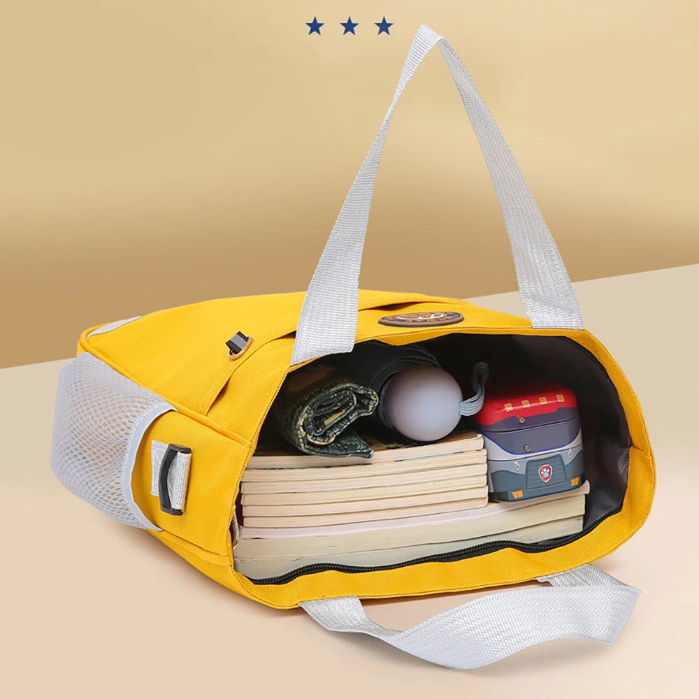Large Capacity Student Contrasting Shoulder Bag Oxford Cloth Tote