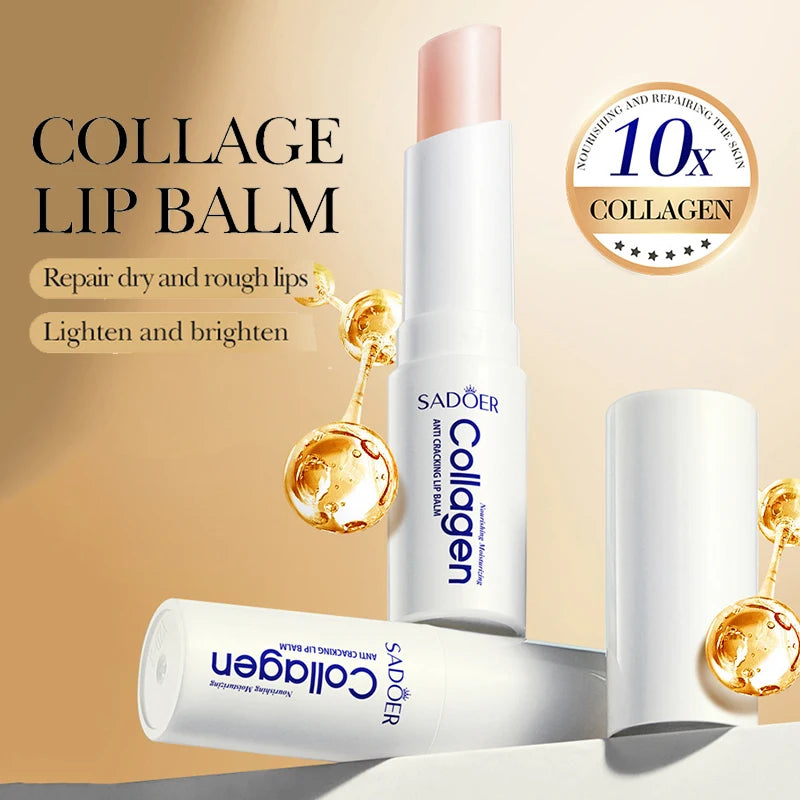 SADOER Collagen Lip Balm – Moisturizing, Brightening & Repair