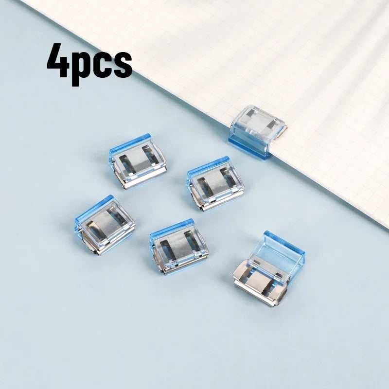 U-Shape Fabric Clips for Sewing, Hem & Sleeve – Metal Set Fabric Sewing Clips Peaceful Pleasures Health and Wellness 4pcs-Blue
