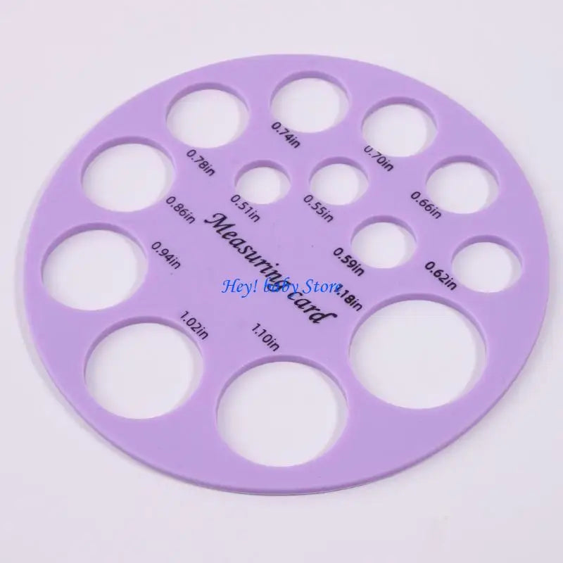 Silicone Nipple Measuring Card | Breast Flange Sizing Ruler