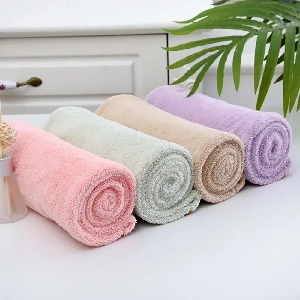 Microfiber Hair Drying Cap – Super Absorbent Quick-Dry Towel Hat