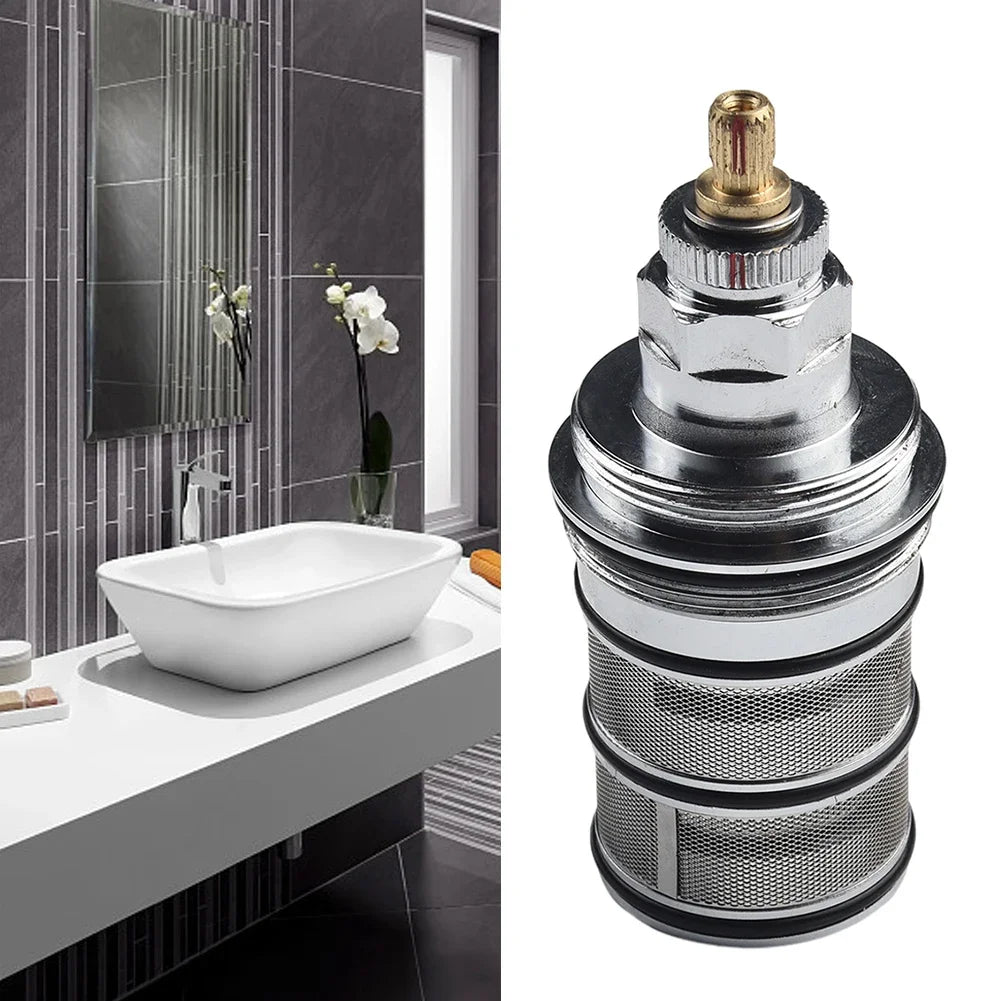 Brass Thermostatic Valve Cartridge | Shower Temp Control Replace