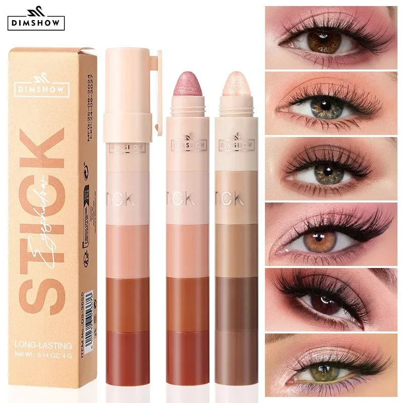 5-in-1 Eyeshadow Pencil Kit | Matte Shimmer Highlight Makeup