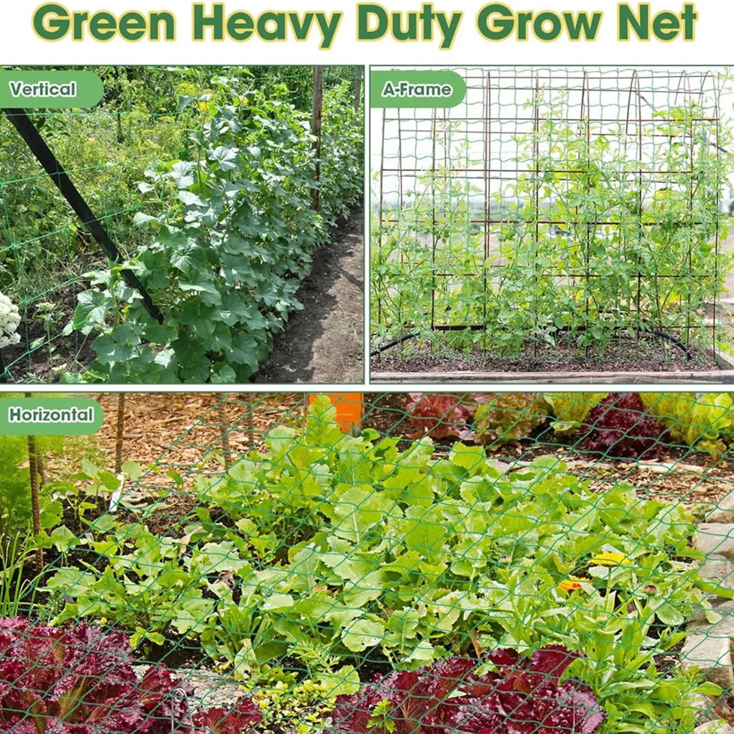 Trellis Netting for Climbing Plants | Vertical Grow Support Net