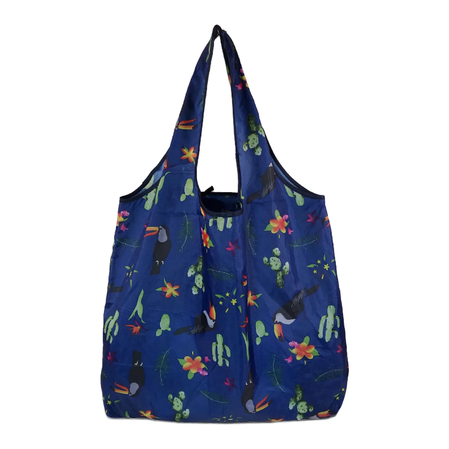190T Polyester Tote Bag Large Foldable Shopping Bag Lightweight Waterproof Eco-Friendly with Shoulder Straps for Grocery Travel Peaceful Pleasures Health and Wellness A