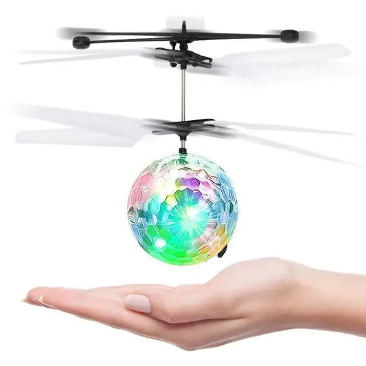 Children's Toy Induction Colorful Crystal Ball Gyroscope Intelligent Induction Floating Ball Luminous Toy Peaceful Pleasures Health and Wellness