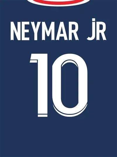 Football Legend Jersey Canvas Poster | Sports Star Wall Art