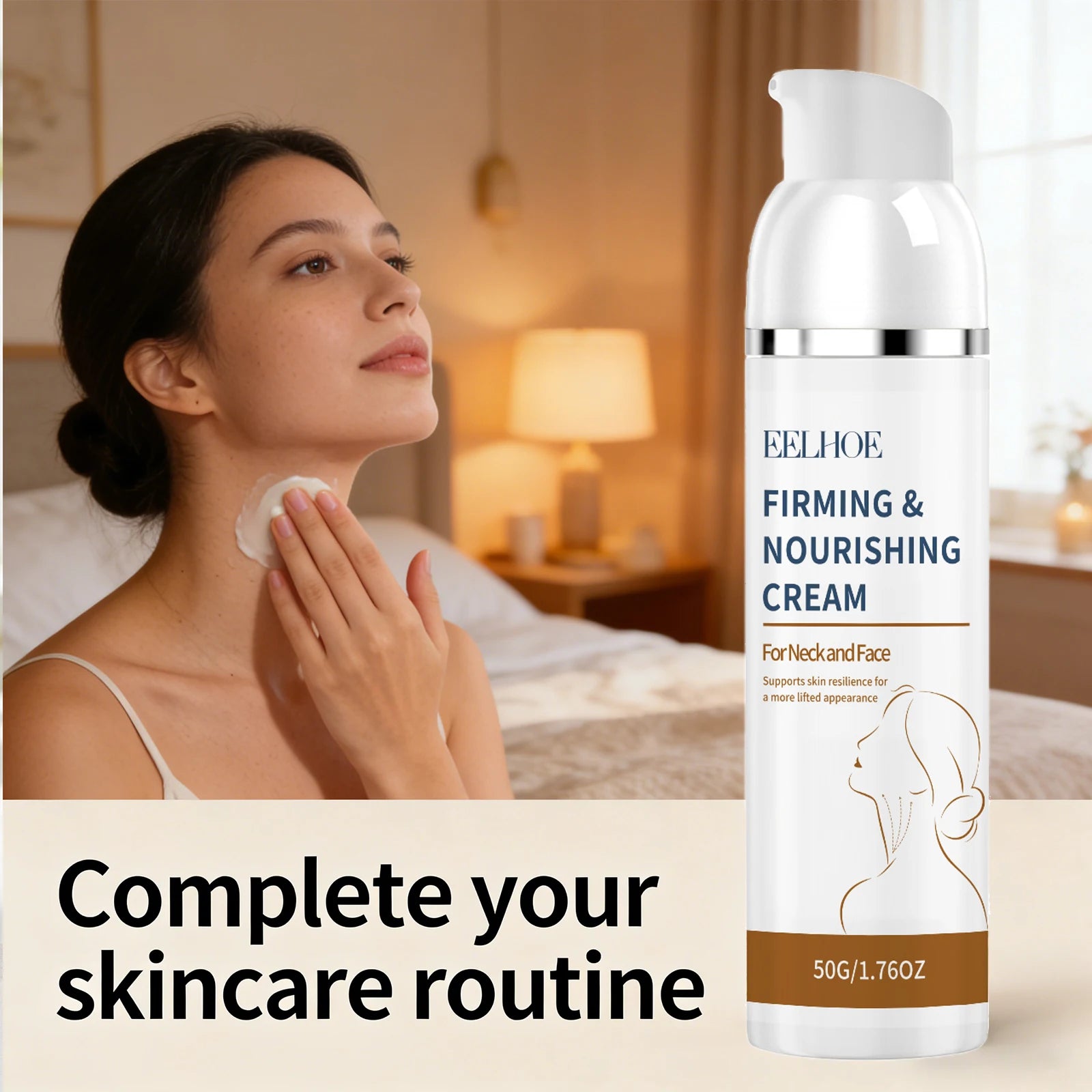 EELHOE Firming Neck Cream – Lift, Tighten & Hydrate 50g Firming Neck Cream Peaceful Pleasures Health and Wellness