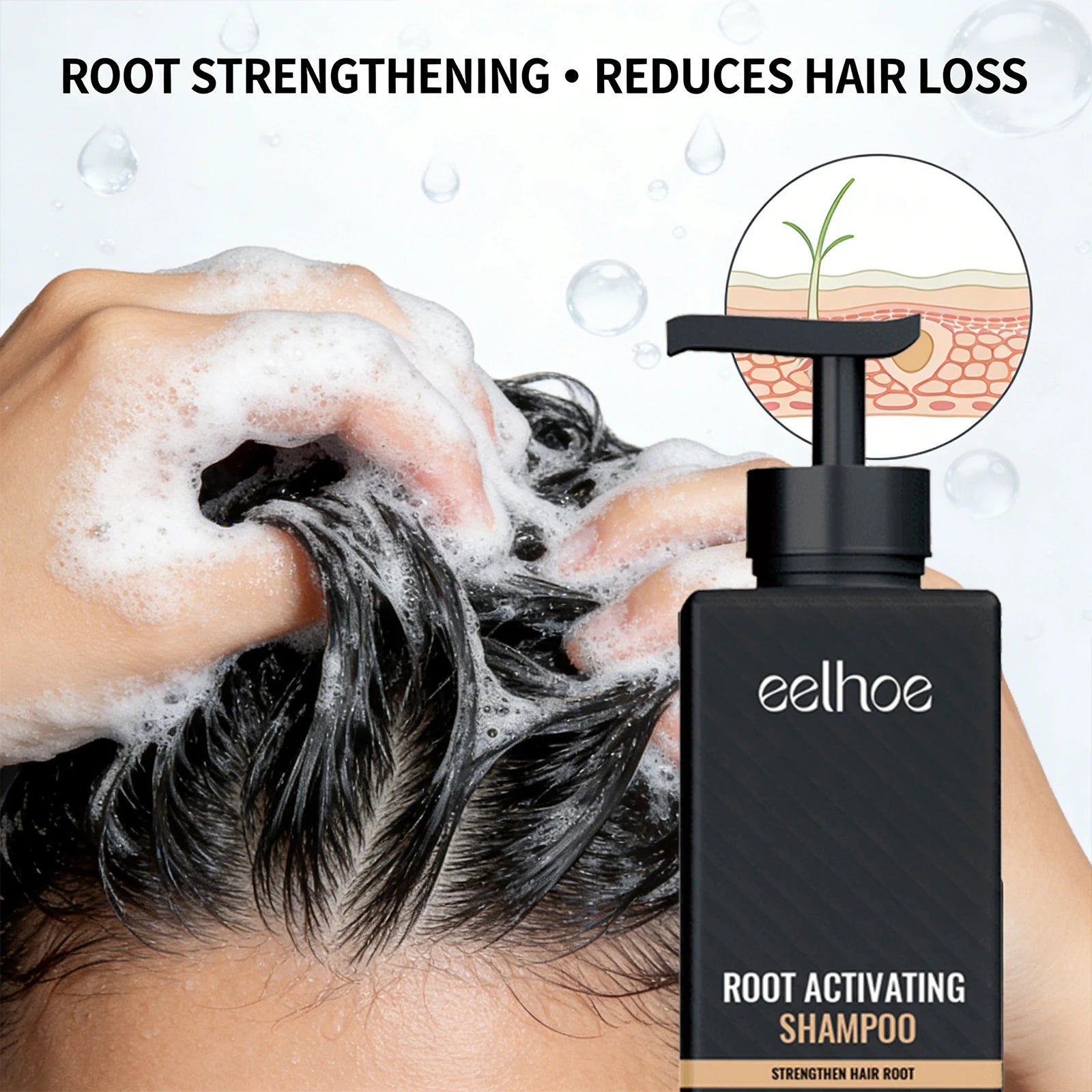EELHOE Root Activating Shampoo – Reduce Hair Loss & Grow Hair Growth Shampoo Peaceful Pleasures Health and Wellness