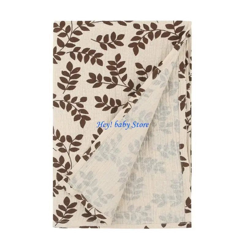 Muslin Swaddle Blanket Newborn | Soft Cotton Bamboo 33"