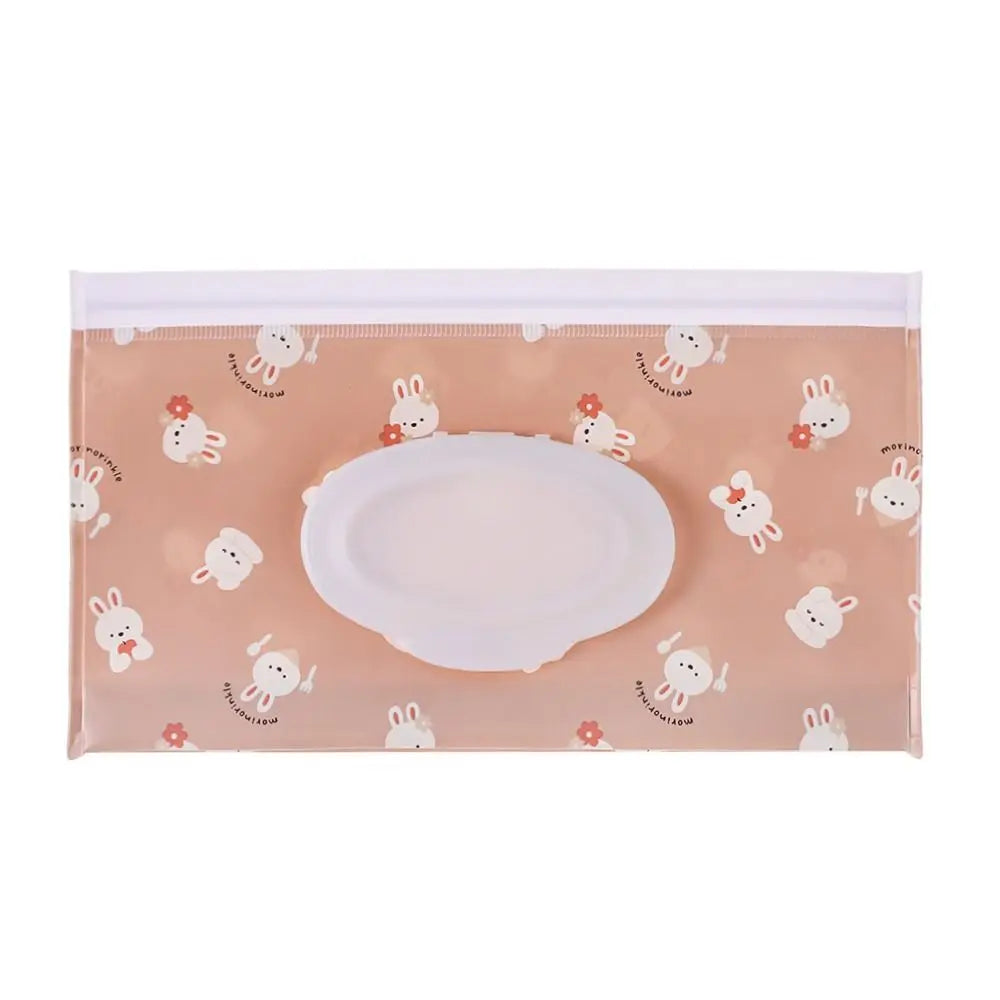 EVA Refillable Baby Wipes Pouch | Flip Cover Snap-Strap Holder