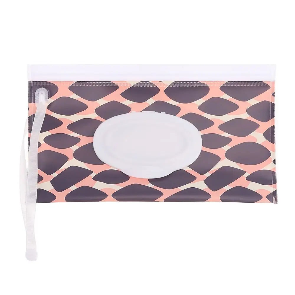 EVA Refillable Baby Wipes Pouch | Flip Cover Snap-Strap Holder