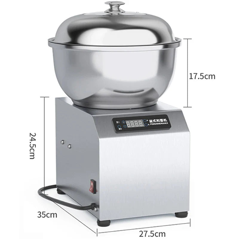 Commercial Dough Mixer Machine 5–8KG | Pizza & Noodle Kneader
