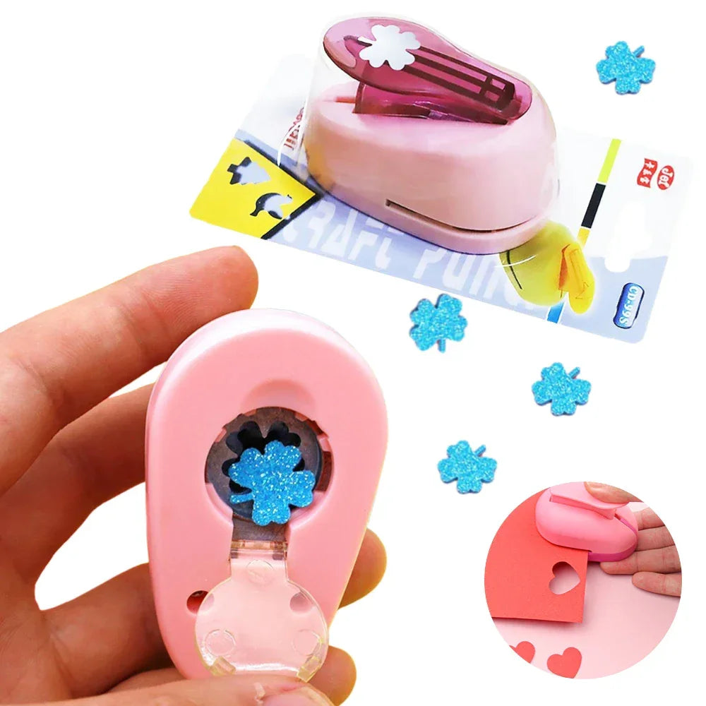 Hot Sale Four-leaf Clover DIY Punch 7*4.6cm Scrapbook Paper DIY Eva Foam Cutter Craft Hole Puncher Handmade Tool Peaceful Pleasures Health and Wellness