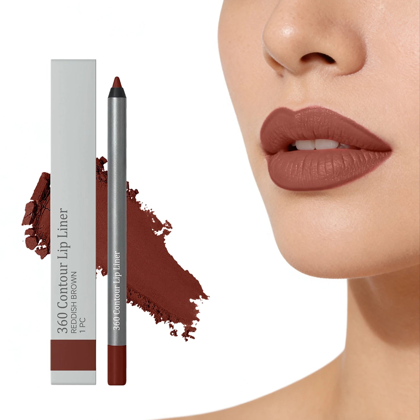 10 Colors Waterproof Lipliner Matte Lipliner Long-Lasting Smoothing Natural Pencil Natural Lasting Lipliner Lip Contour Peaceful Pleasures Health and Wellness 03