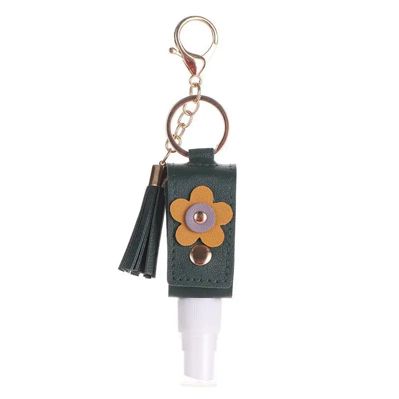 30ml Refillable Spray Bottle Keychain | Faux Leather & Tassel