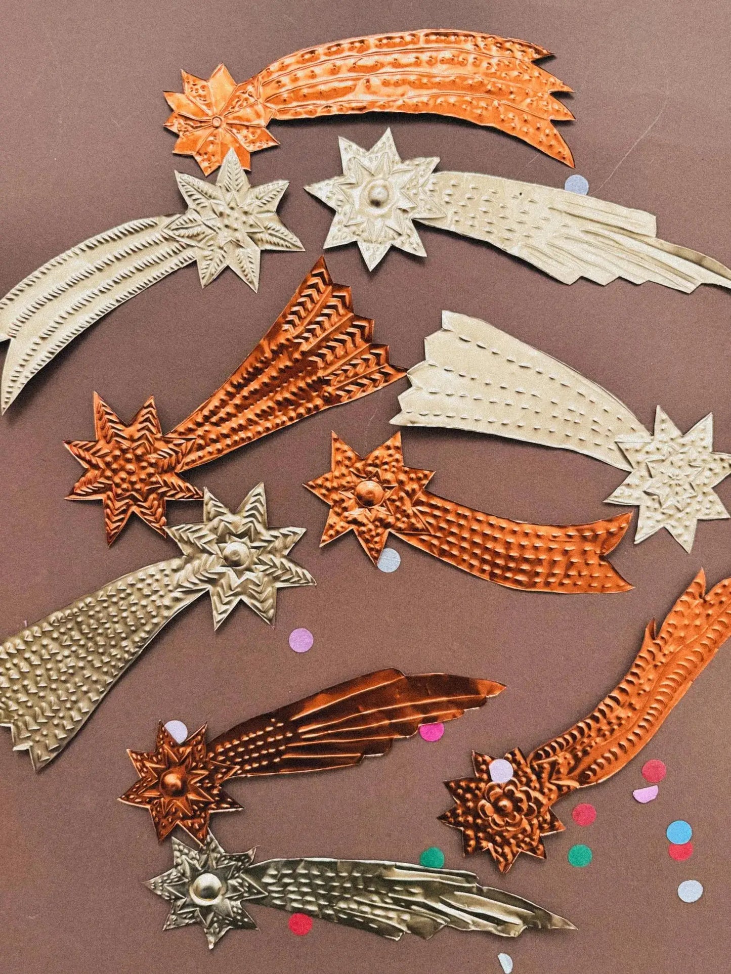 DIY Foil Embossing Ornament Kit - Celestial Comet Templates, Magic Space Tracing Set for Craft Decorations & Gifts Peaceful Pleasures Health and Wellness