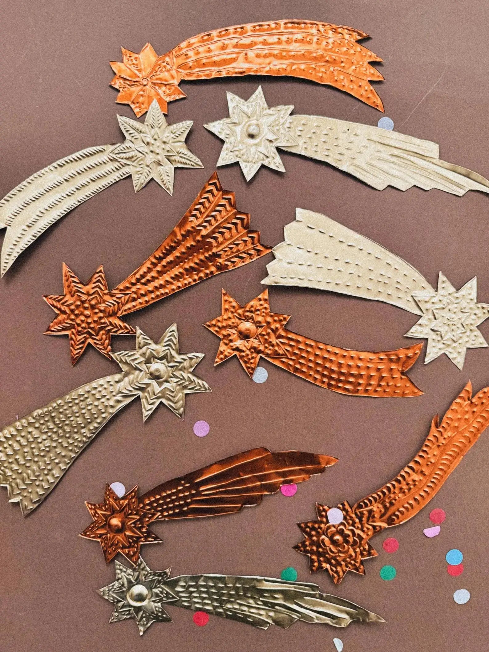 DIY Foil Embossing Ornament Kit - Celestial Comet Templates, Magic Space Tracing Set for Craft Decorations & Gifts Peaceful Pleasures Health and Wellness